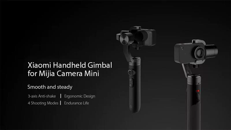 Xiaomi Mi Mijia Action Camera Handheld Gimbal 3-axis Stabilization