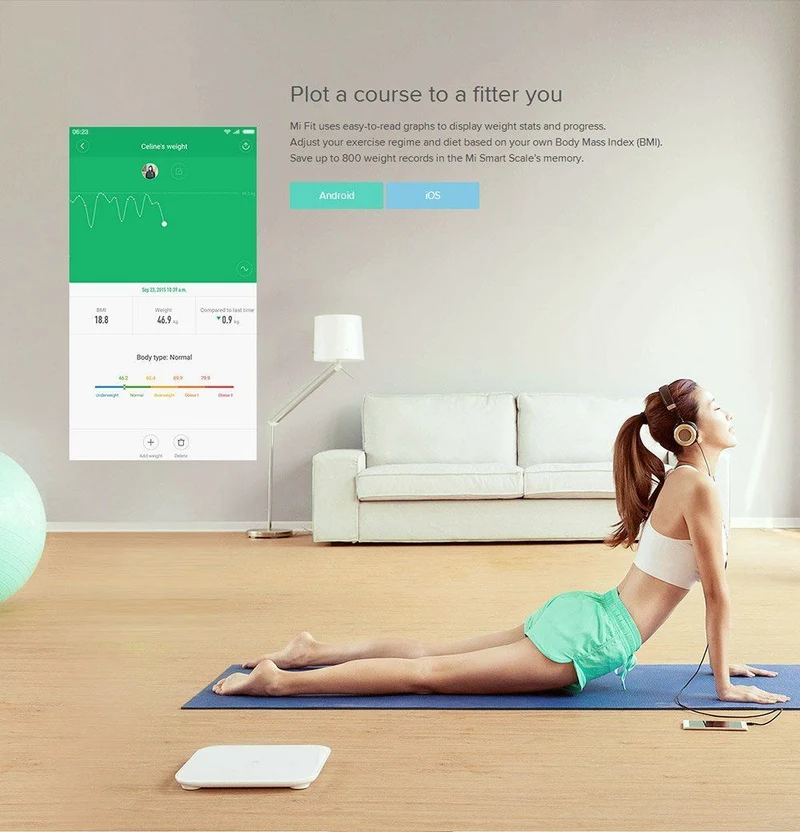 Xiaomi Mi Smart Weight Scale Bluetooth 4.0