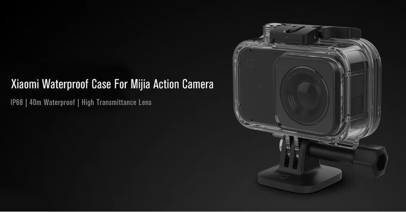 Furper Xiaomi Mijia 4K Action Camera Waterproof Case