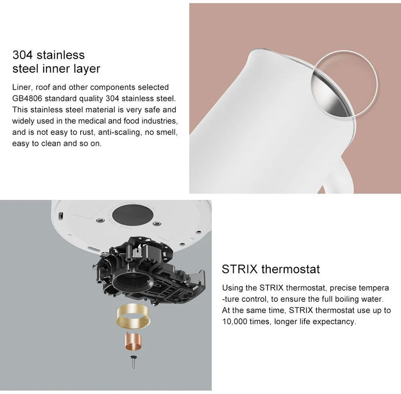 Xiaomi Mijia 1.5L Dual Layer Electric Water Kettle