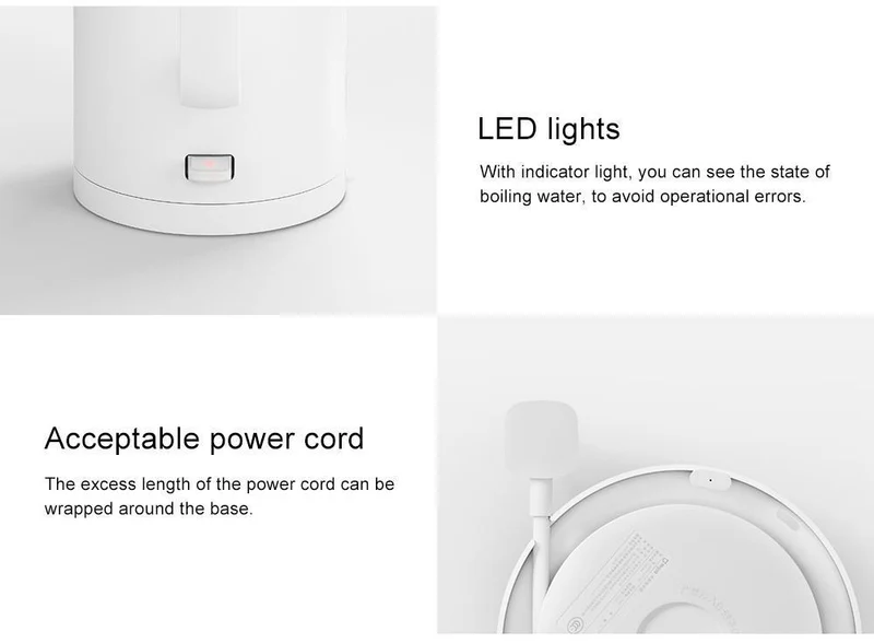 Xiaomi Mijia 1.5L Dual Layer Electric Water Kettle
