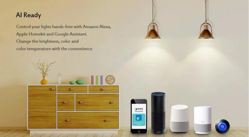 Yeelight Smart Light RGB Bulb 800 lumens (Update Version)