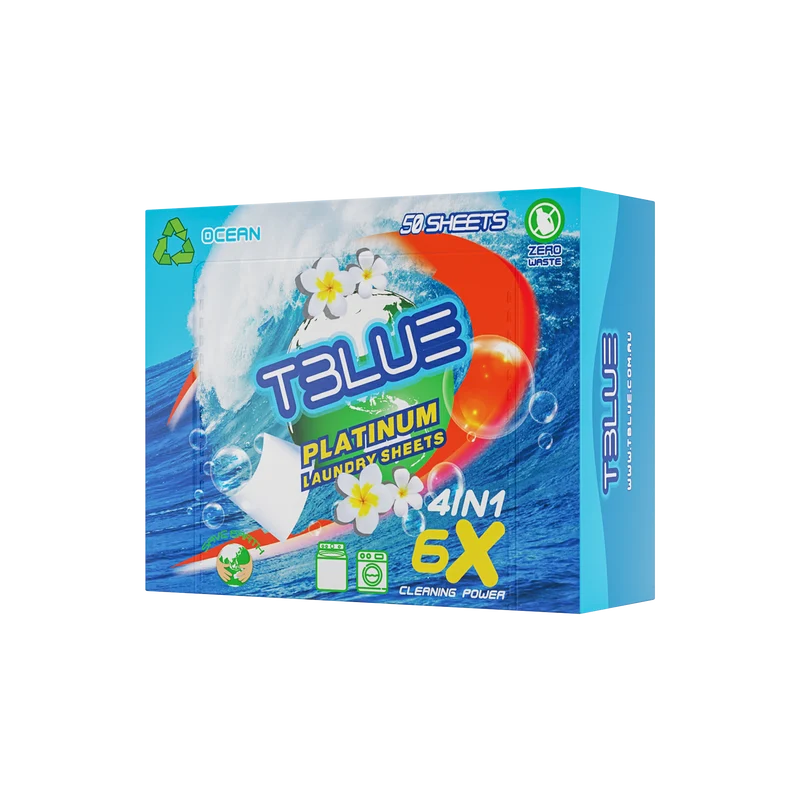 TBLUE Laundry detergent Sheet Ocean (50 Loads)