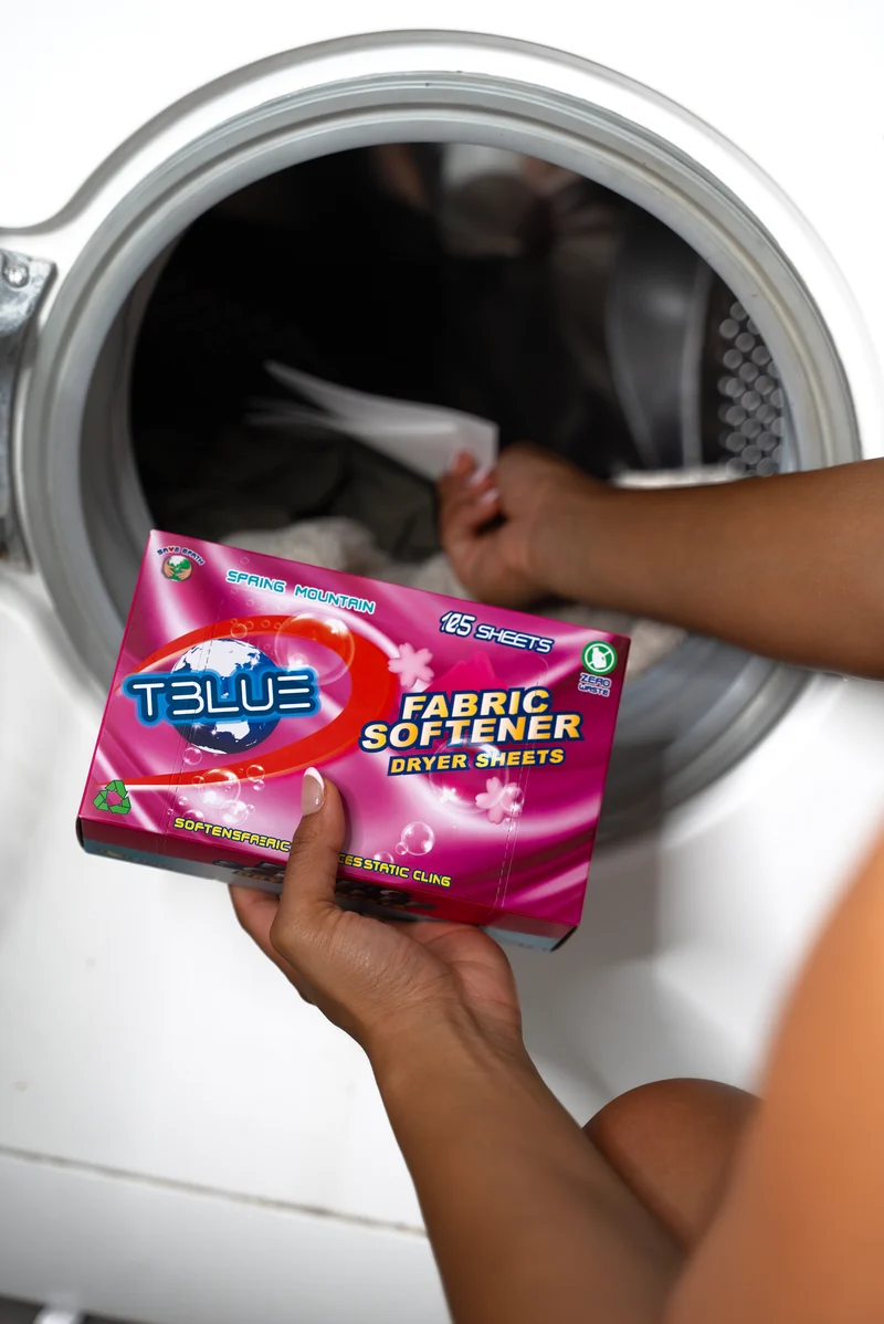 TBLUE Fabric Softener Dryer Sheet Spring Mountain (105 Sheets)