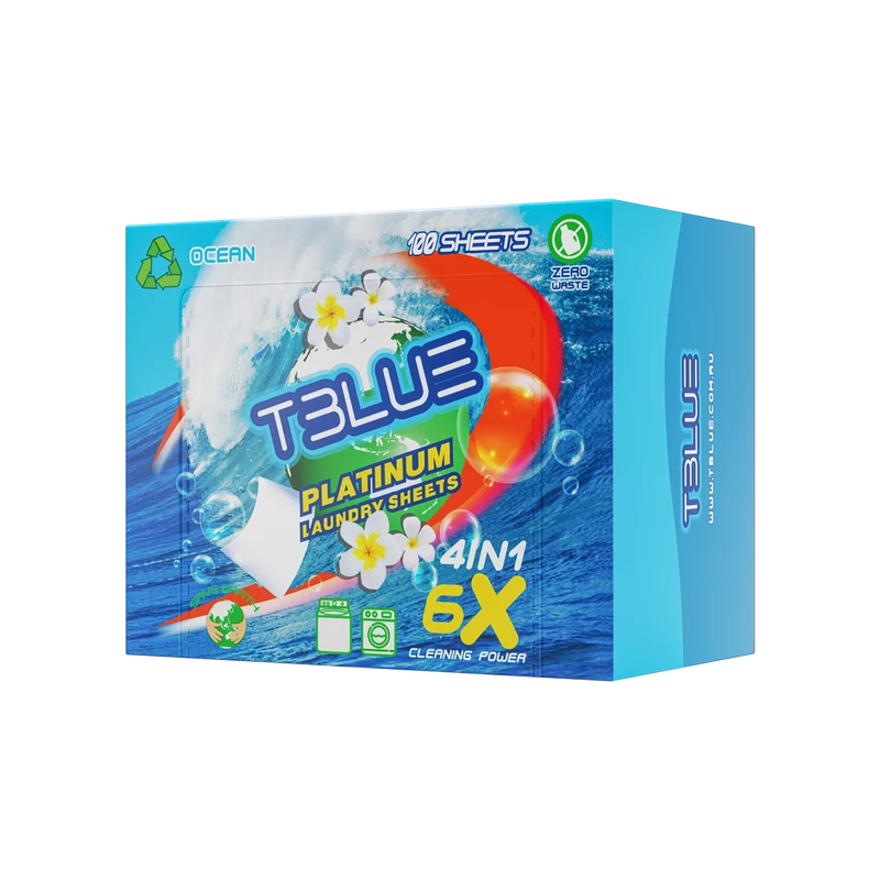 TBLUE Laundry detergent Sheet Ocean (100 Loads)