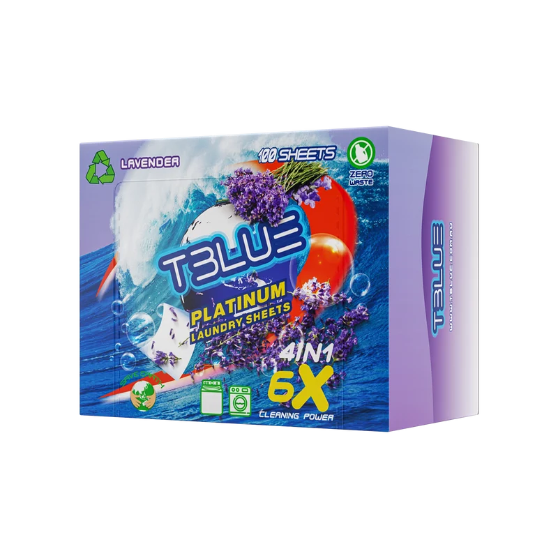 TBLUE Laundry detergent Sheet Lavender (100 Loads)