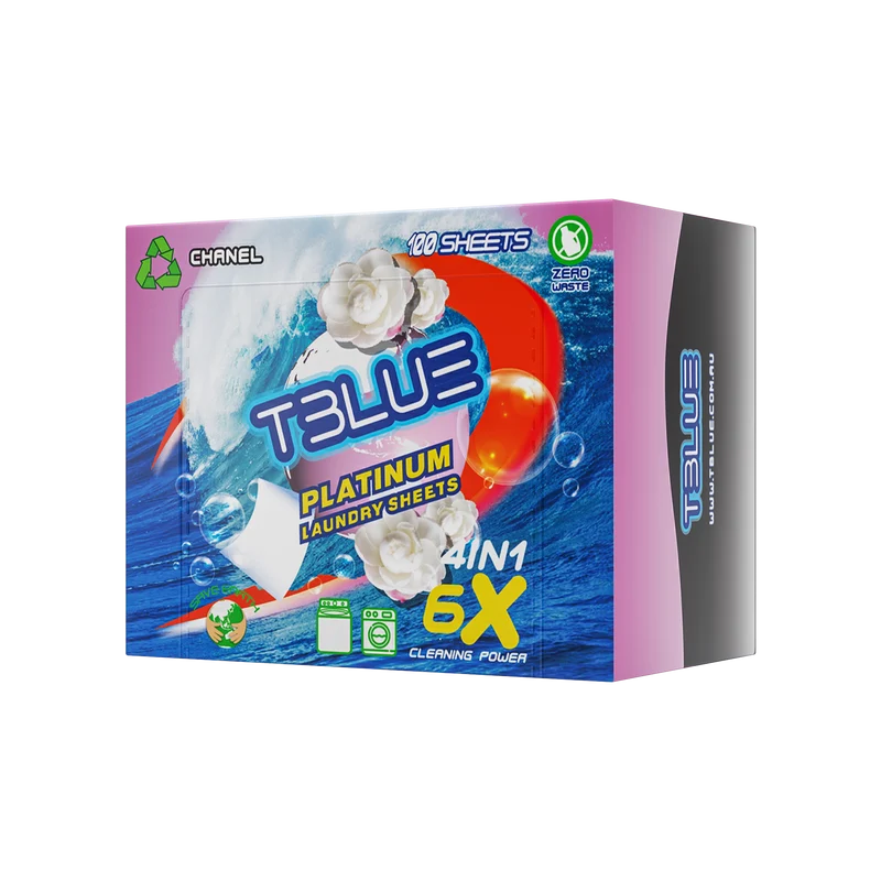 TBLUE Laundry detergent Sheet Chanel (100 Loads)