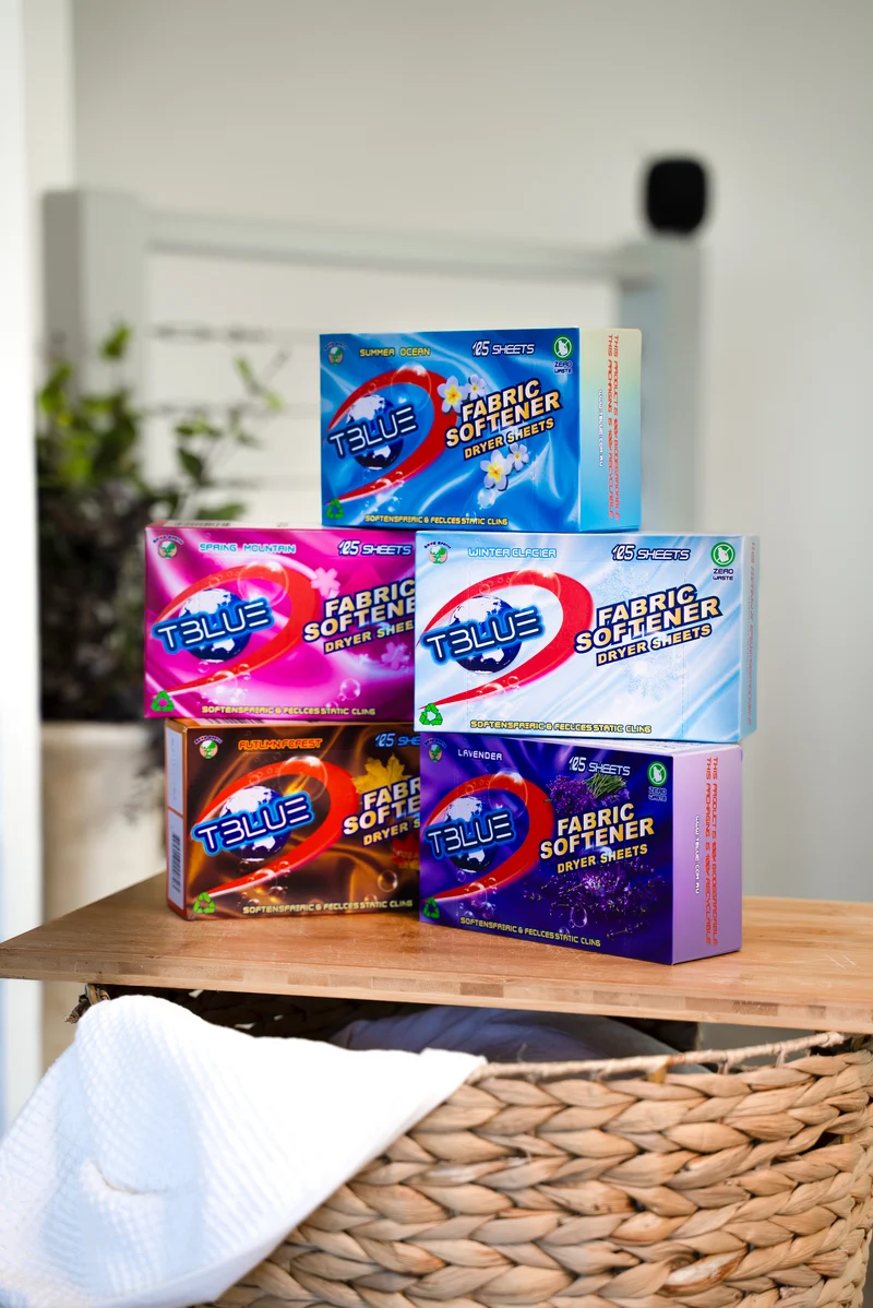 TBLUE Fabric Softener Dryer Sheet Summer Ocean (105 Sheets)