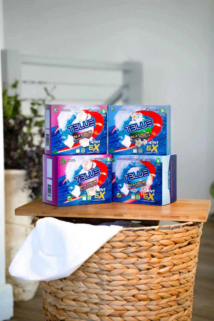 TBLUE Laundry detergent Sheet Blue Caring (50 Loads)