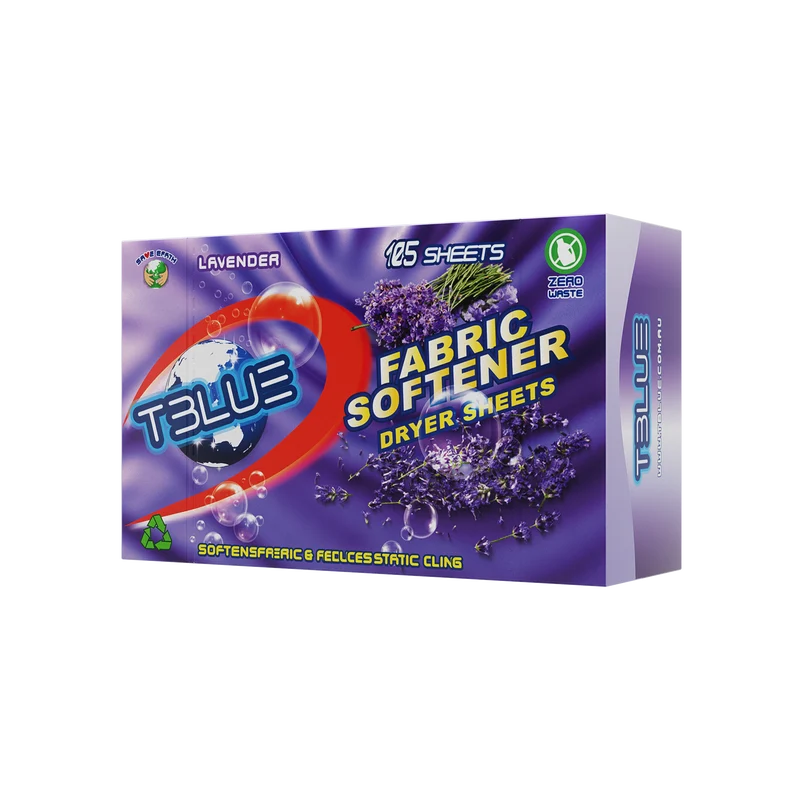 TBLUE Fabric Softener Dryer Sheet Lavender (105 Sheets)