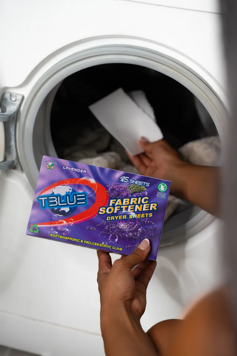 TBLUE Fabric Softener Dryer Sheet Lavender (105 Sheets)
