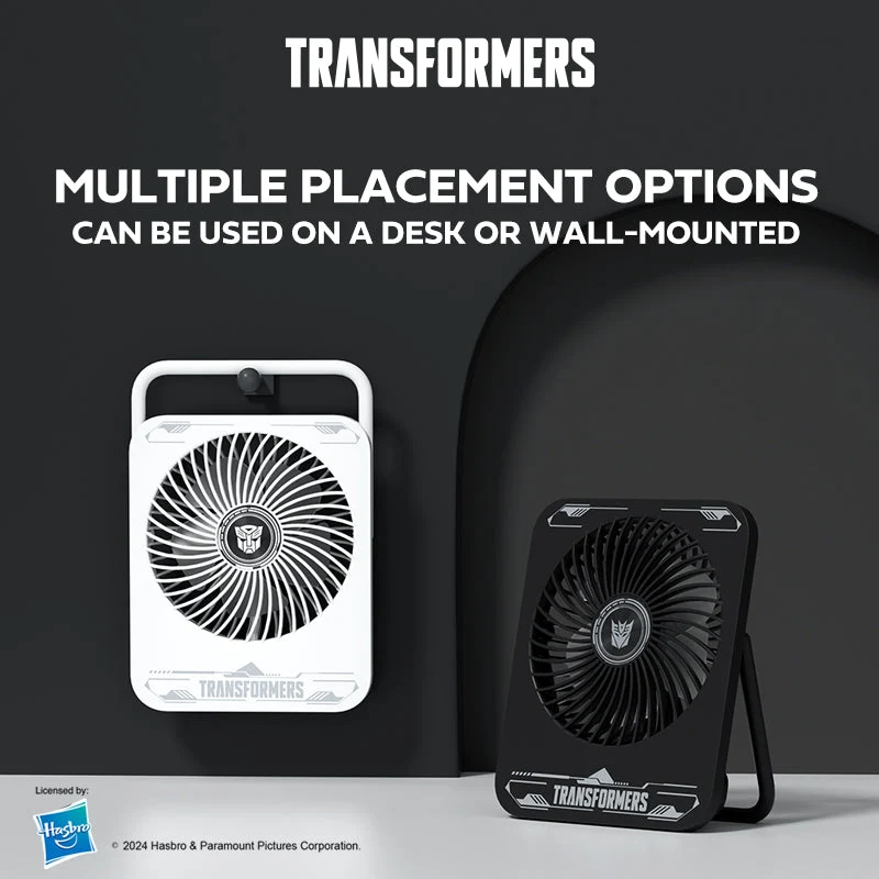 Transformers TF-F01 Portable Desktop Fan (White)