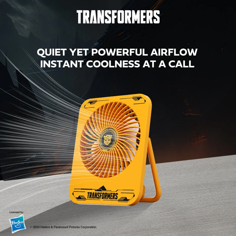 Transformers TF-F01 Portable Desktop Fan (White)