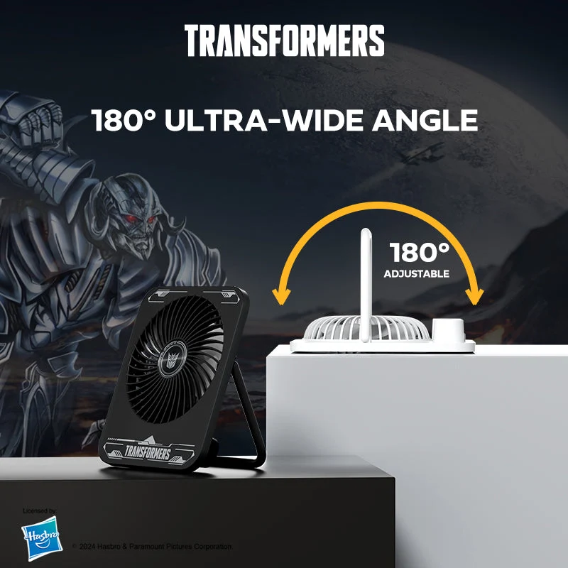 Transformers TF-F01 Portable Desktop Fan (White)