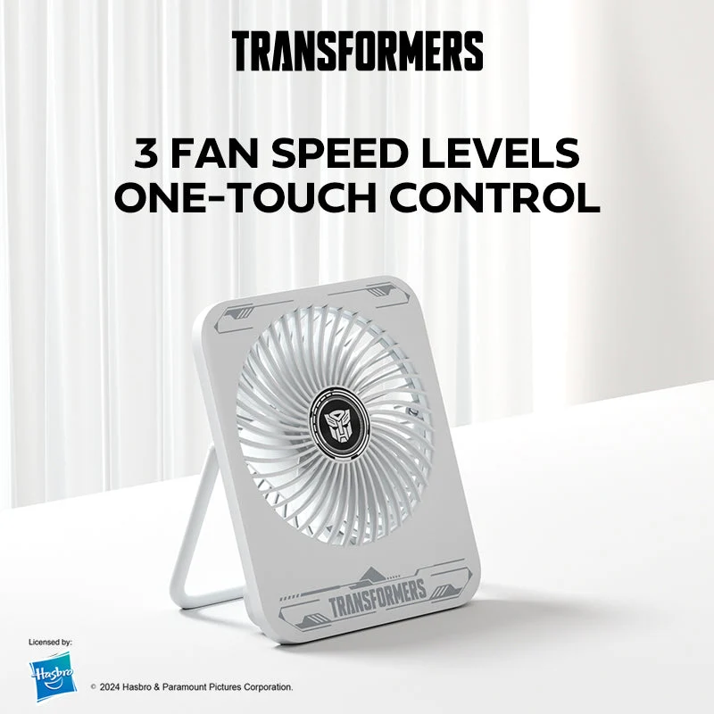 Transformers TF-F01 Portable Desktop Fan (White)
