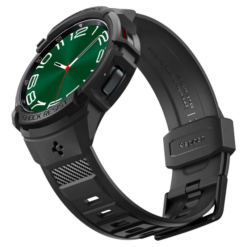 Spigen Galaxy Watch 6 Classic 47mm Rugged Armor Pro Band Case (Black)
