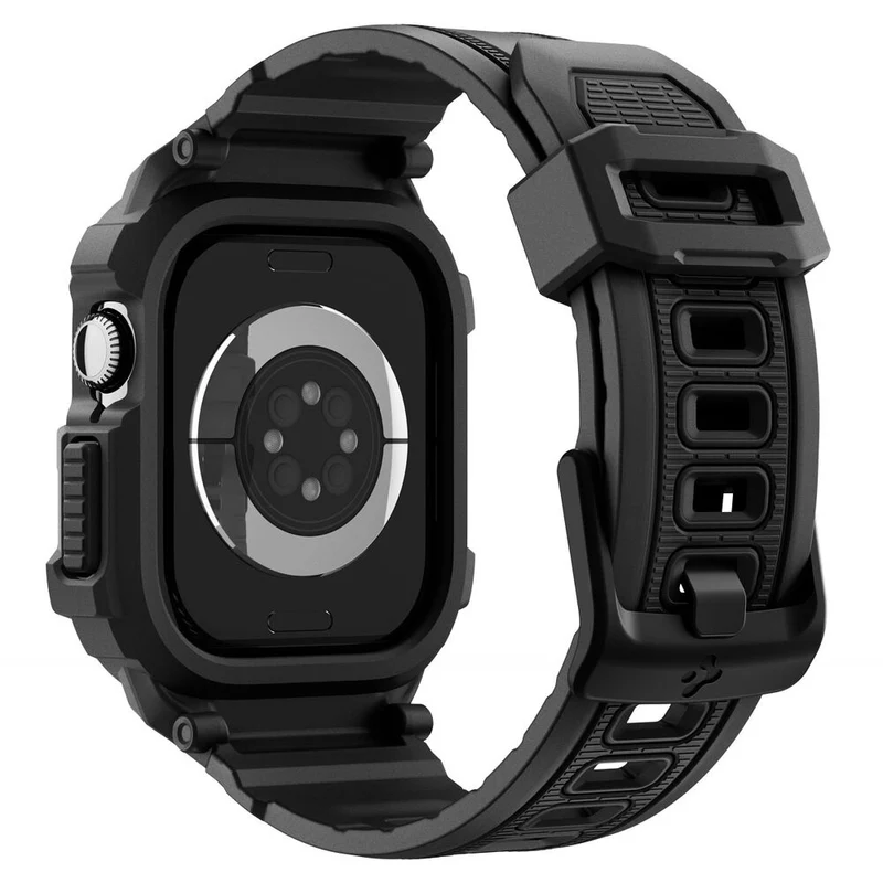 Spigen Apple Watch 10/11 46mm Rugged Armor Pro 2 Band Case (Black)