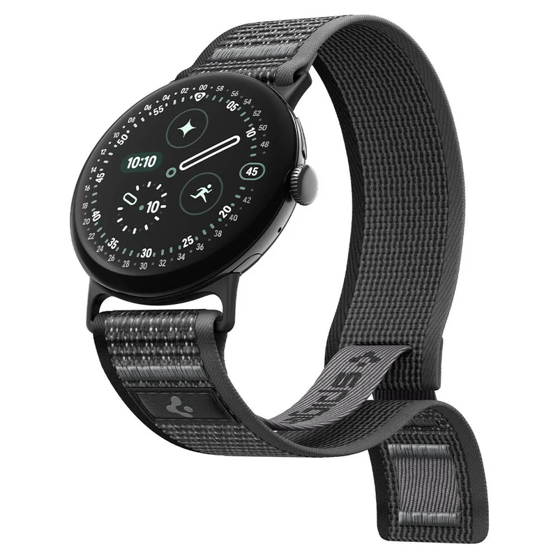SPIGEN Google Pixel Watch 5/4/3 45mm Athlex Air Watch Band (Black Grey)