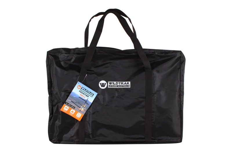 Wildtrak 70x60cm Frontier BBQ Grill with Bag (Black)