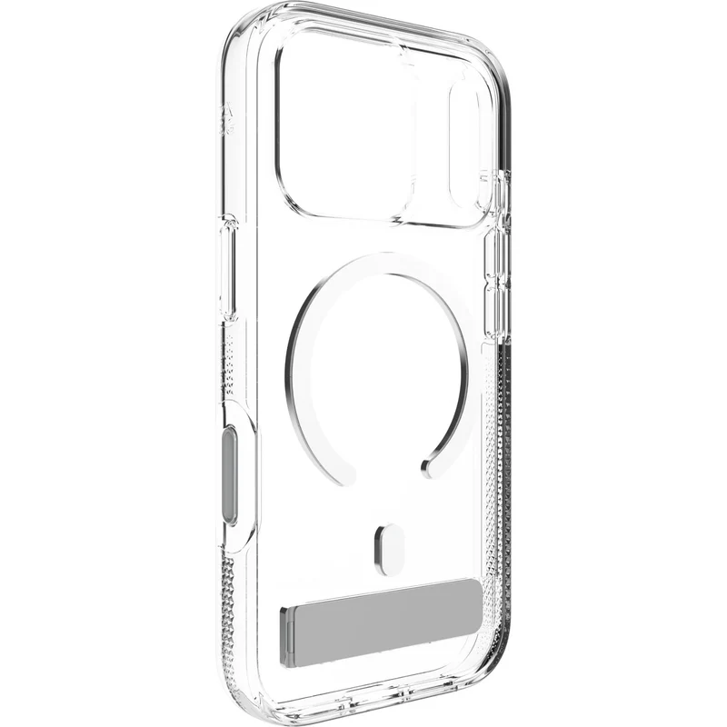 ZAGG Crystal Palace Snap KickStand Case for iPhone 18 Pro/17 Pro (Clear)