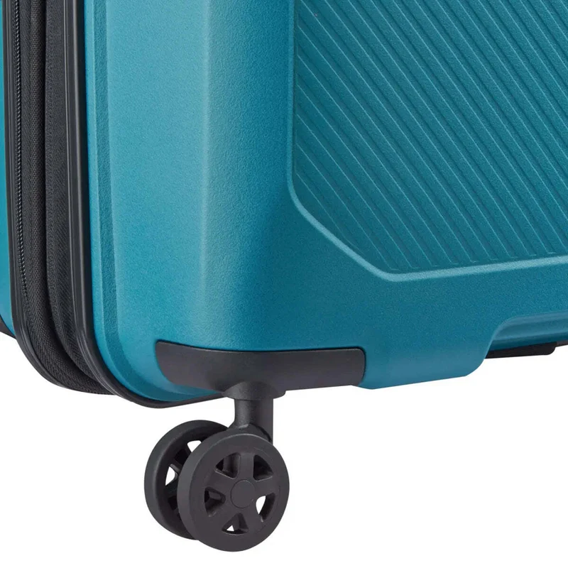Delsey Anvers 55 cm 4 Wheel Expandable Carry-on Suitcase - Teal