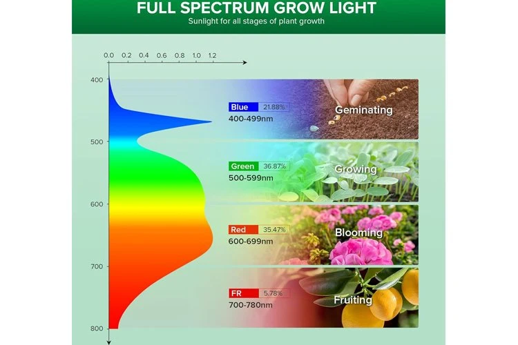 Sansi E27 PAR20 10W LED Grow Light Bulb