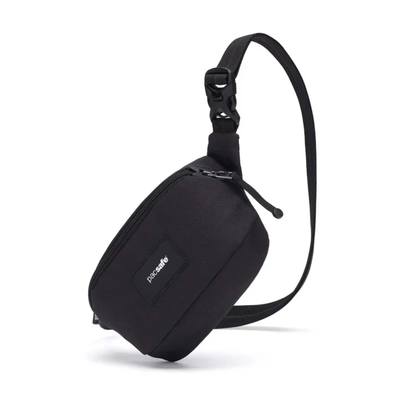 Pacsafe Go Anti-Theft RFID Blocking Slashguard Micro Sling Bag Jet Black