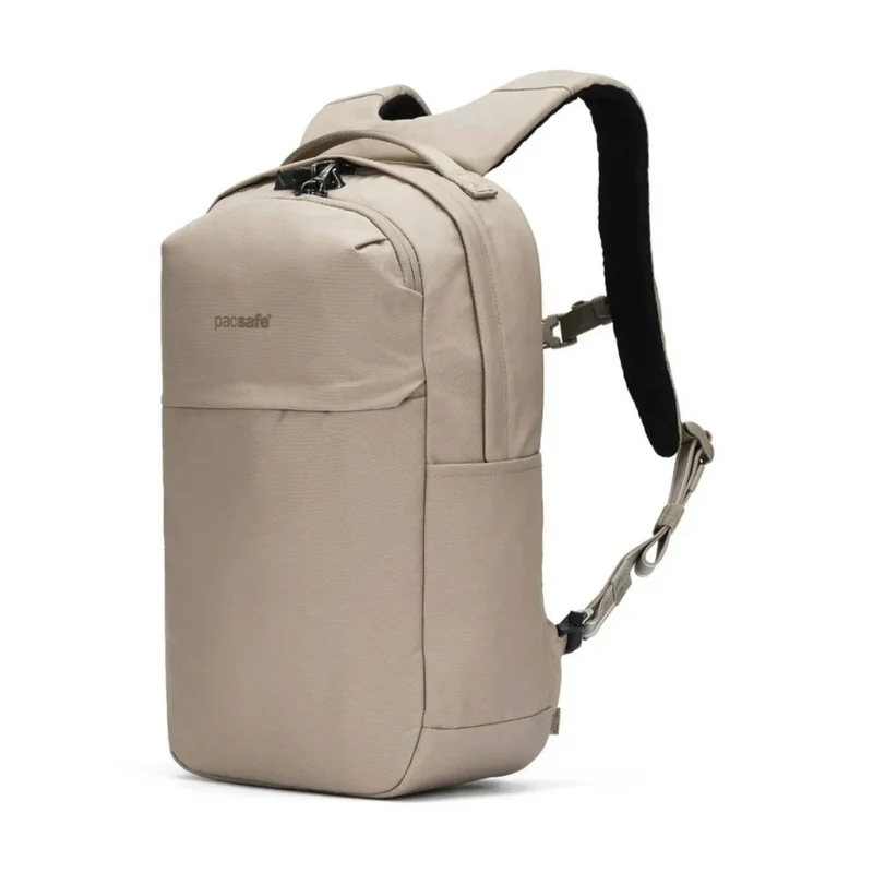 Pacsafe V City Anti-Theft RFID 16" Laptop Secure Backpack 20L Beige