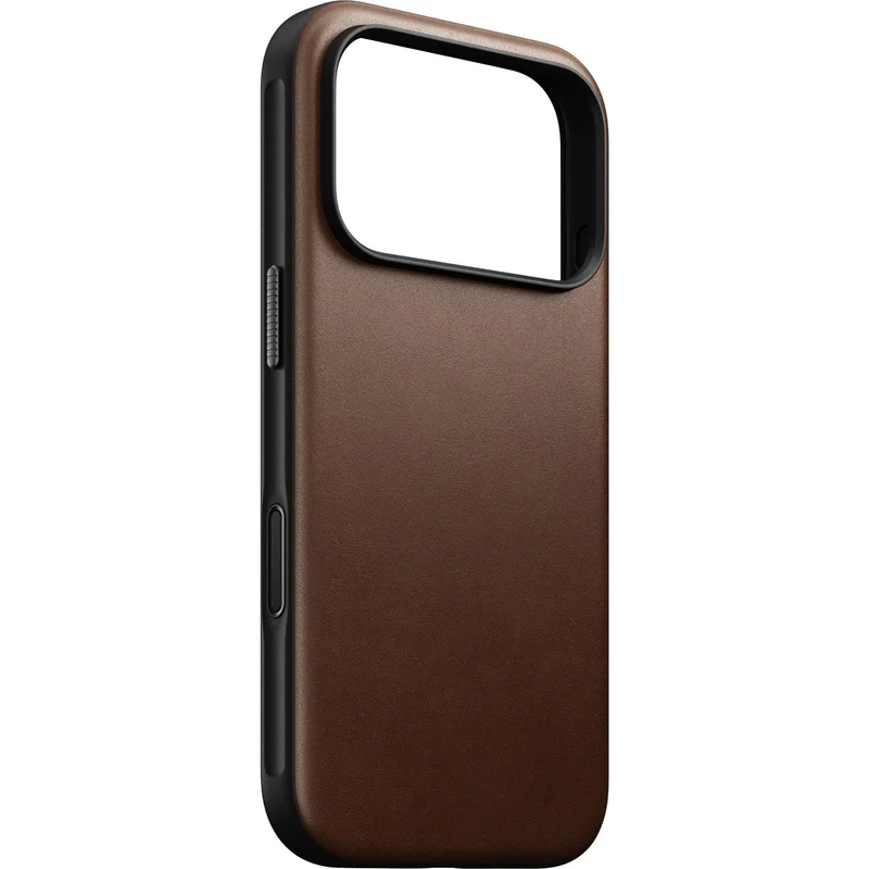 NOMAD Leather Case for iPhone 18 Pro (Brown ECCO)