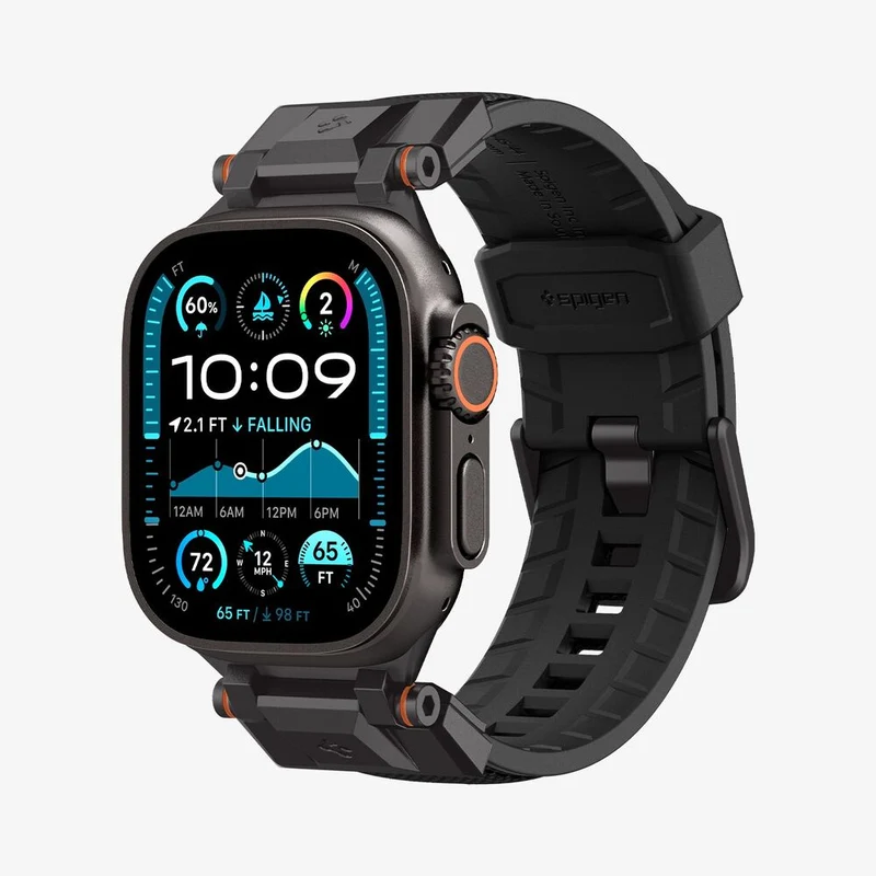 Spigen Apple Watch 49mm 46mm 45mm 44mm 42mm DuraPro Armor Band (Black Edition)