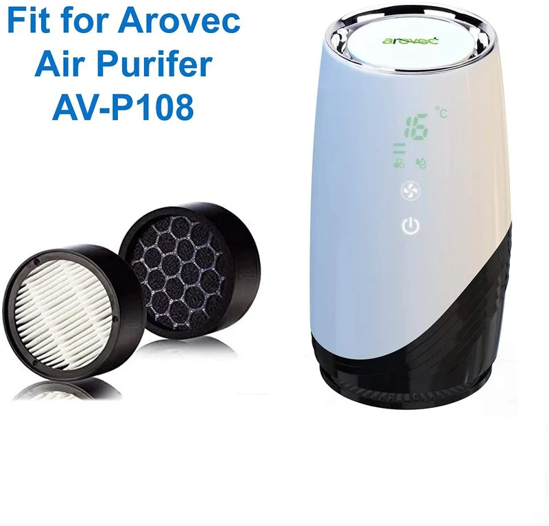 AROVEC Air Purifier Replacement Filter for AV-P108, Genuine (4 Pack)
