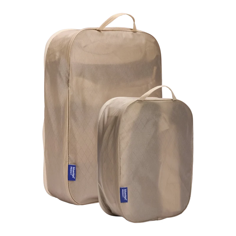 Thule Small & Medium Packing Cube Set Travel Organiser in Gentle Beige