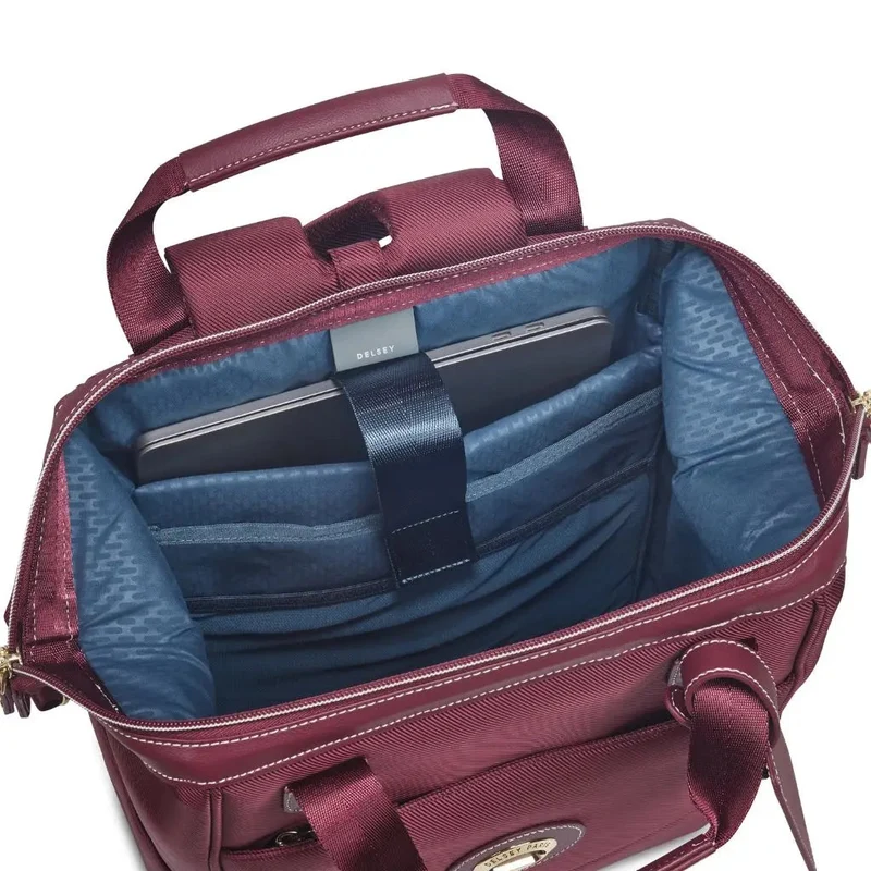 Delsey Chatelet Air 2.0 14" Laptop Tote Backpack - Burgundy