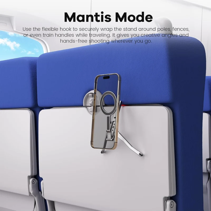 ZLOS Universal MagSafe Phone Stand & Magnetic Mount with Foldable Grip