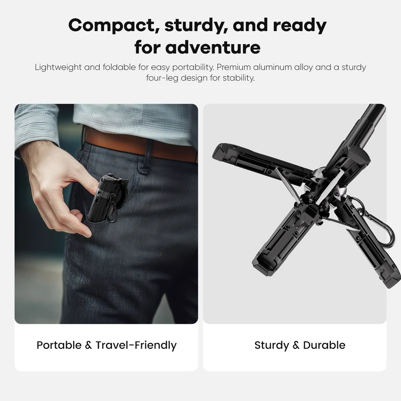 ZLOS 4-in-1 Mini Universal Bluetooth Selfie Stick Tripod