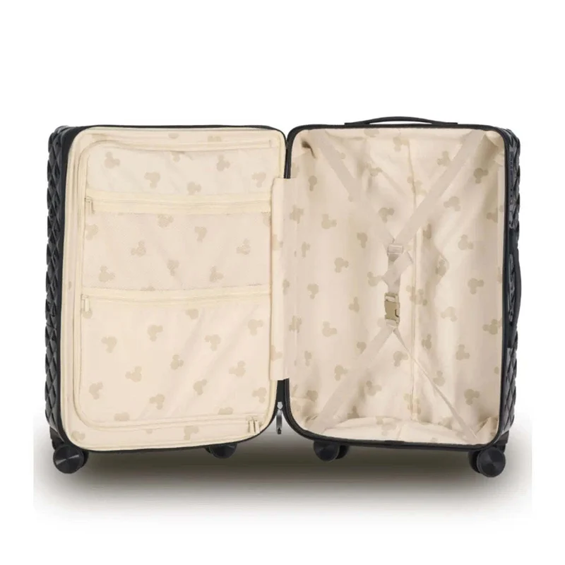Disney Mickey 4-Wheel Spinner Suitcase Set of 3 - Black (Small, Med and Large)