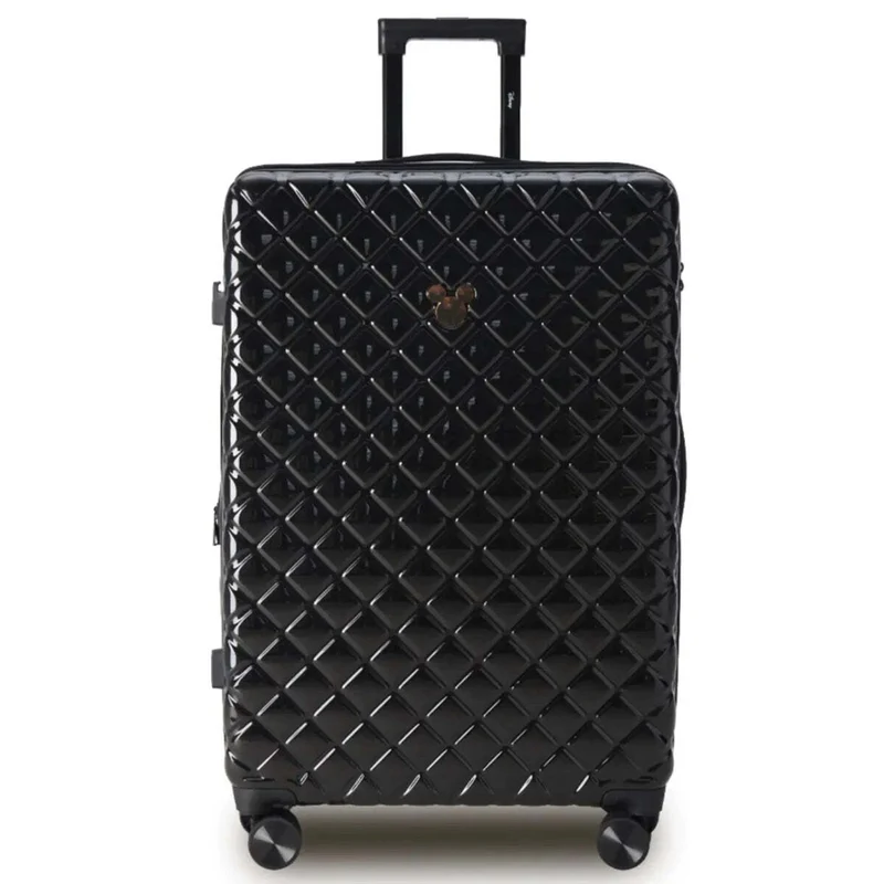 Disney Mickey 4-Wheel Spinner Suitcase Set of 3 - Black (Small, Med and Large)