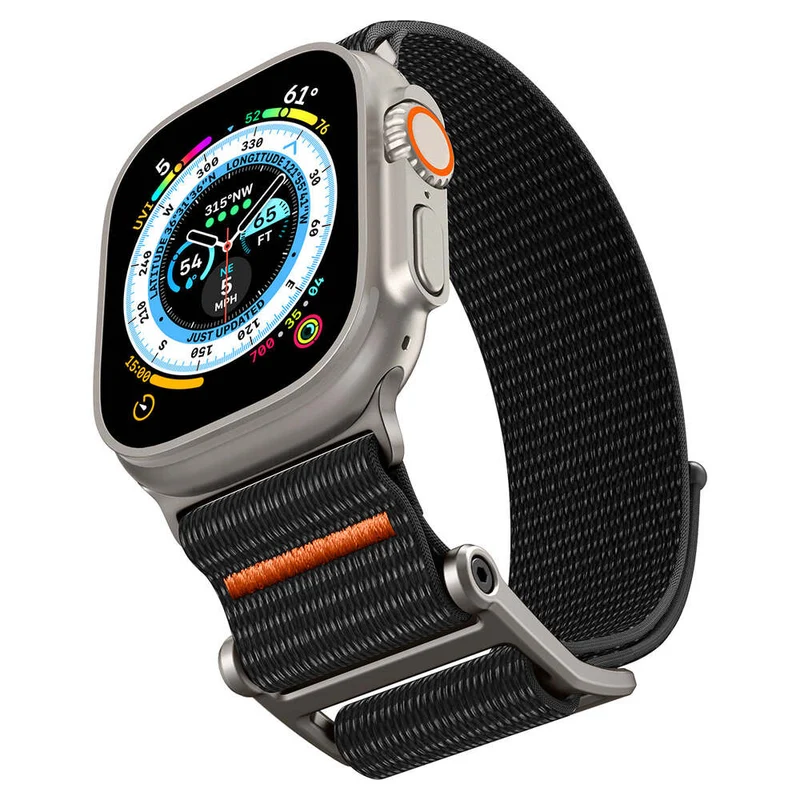 Spigen Apple Watch 49mm 46mm 45mm 44mm 42mm DuraPro Flex Ultra Band (Black)