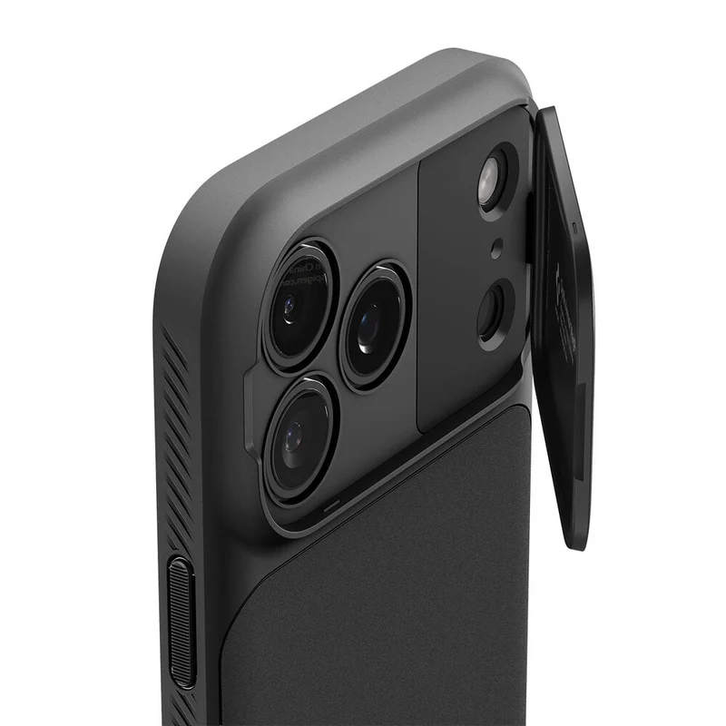 SPIGEN Optik Armor MagSafe Case for iPhone 18 Pro/17 Pro (Black)