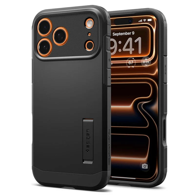 SPIGEN Tough Armor T MagSafe Case for iPhone 18 Pro/17 Pro (Black)