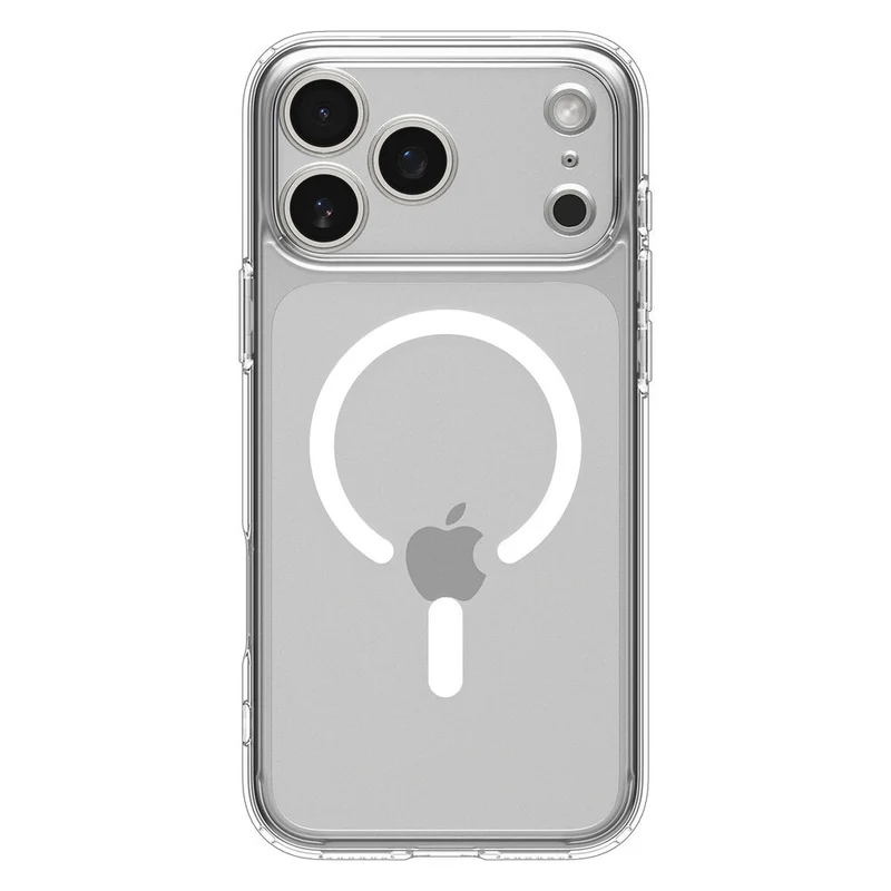 SPIGEN Ultra Hybrid MagSafe Case for iPhone 18 Pro/17 Pro (Clear Case/White Ring)