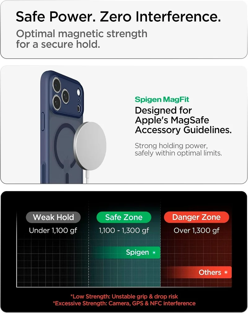 SPIGEN Ultra Hybrid MagSafe Case for iPhone 18 Pro Max/17 Pro Max (Frost Deep Blue)