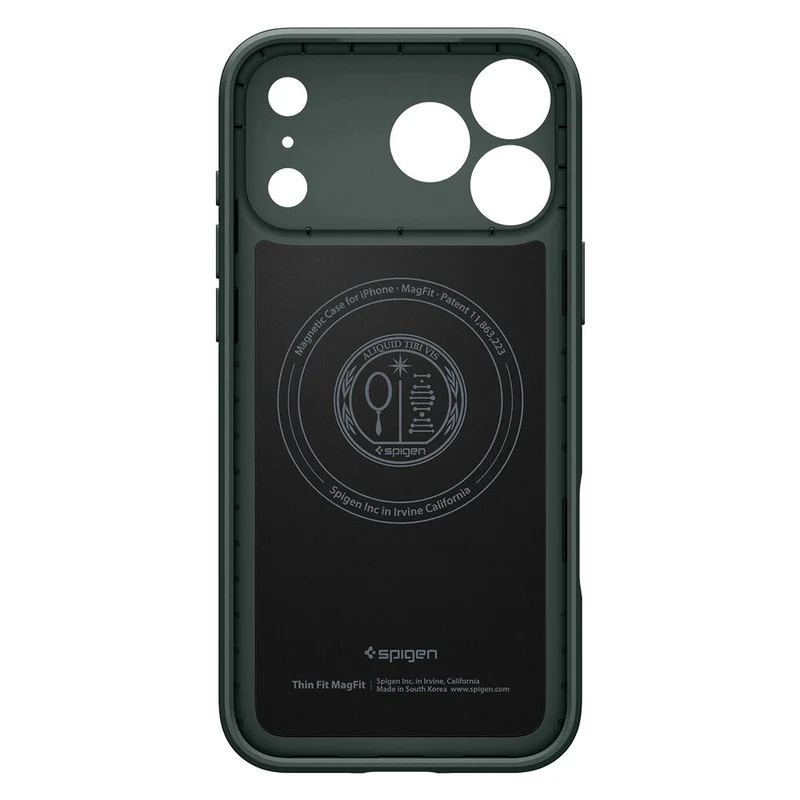 SPIGEN Thin Fit MagSafe Case for iPhone 18 Pro Max/17 Pro Max (Abyss Green)