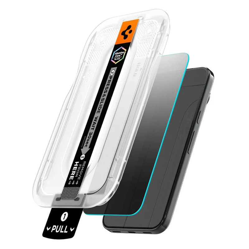Spigen Google Pixel 11 / 10 GLAS.tR EZ Fit Pro Privacy 2PCS Glass Screen Protector (Black)