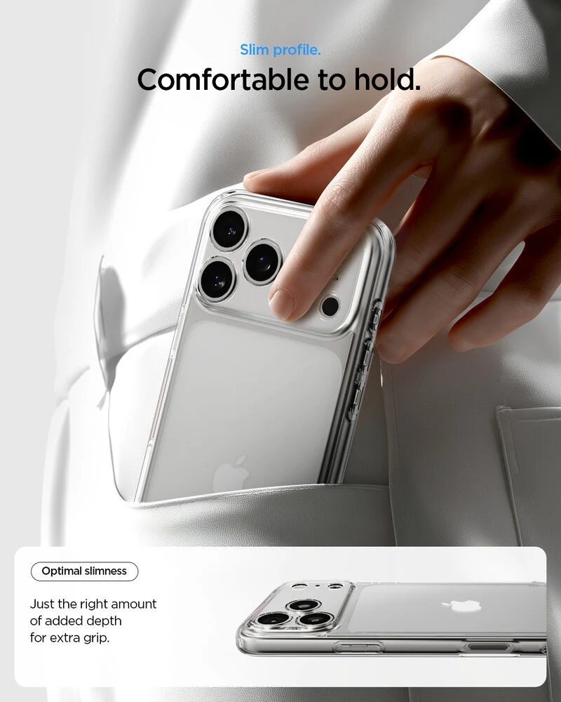 SPIGEN Ultra Hybrid Case for iPhone 18 Pro Max/17 Pro Max (Clear)