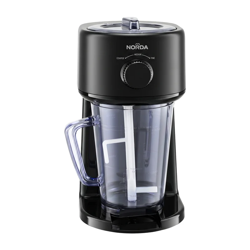 NORDA 1.1L Slushie Machine Shaved Ice Maker 3 Texture Levels Black