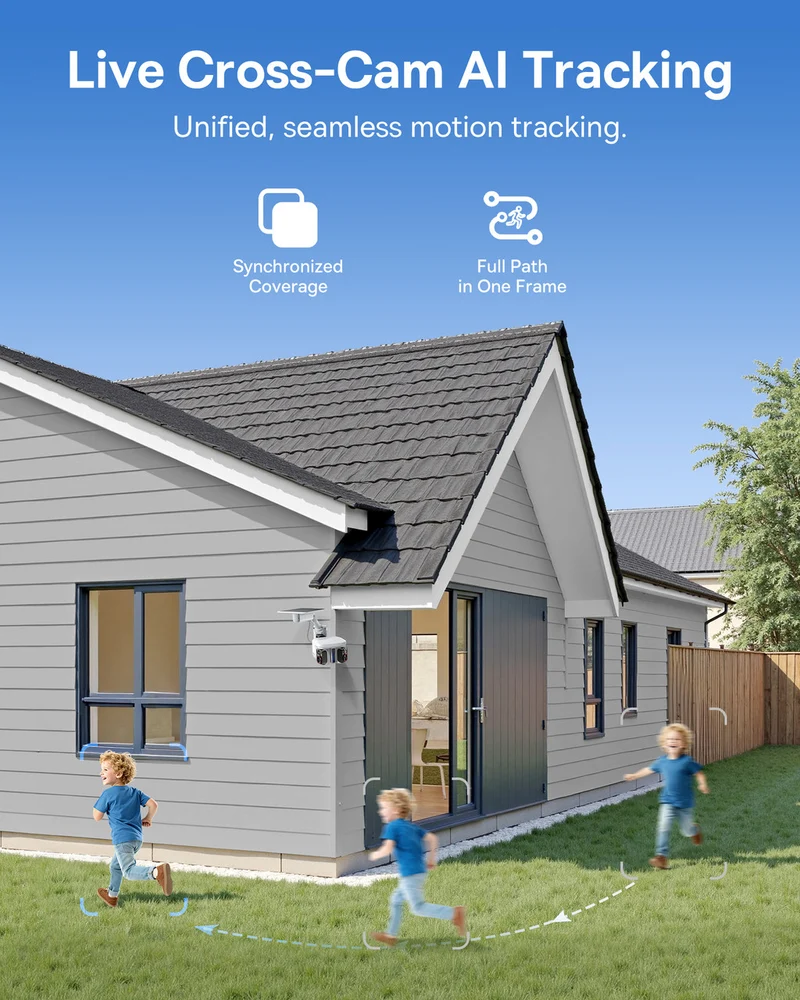 Baseus Security X1 Pro Dual 3K Solar Security Camera