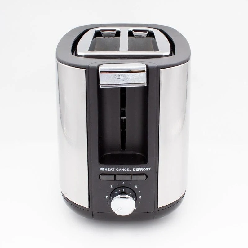 Nero 2 Slice Toaster Stainless Steel