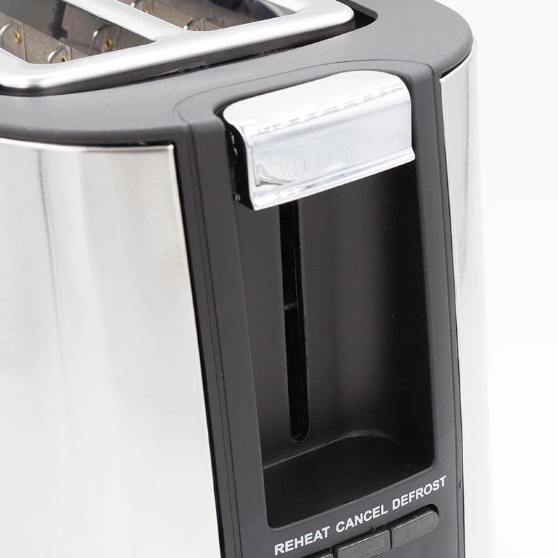 Nero 2 Slice Toaster Stainless Steel