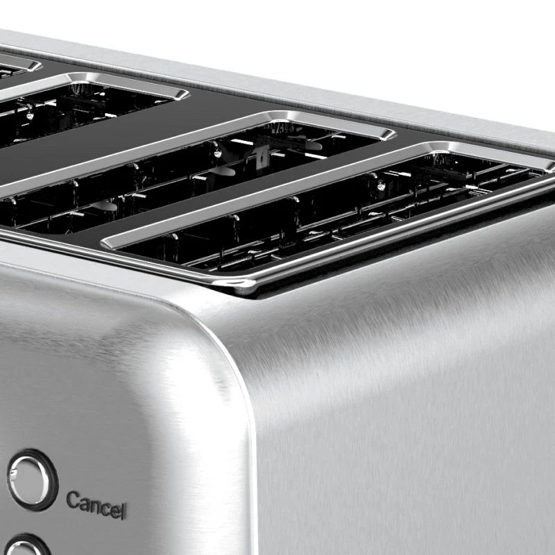 Nero Classic Stainless Steel Style Toaster 4 Slice